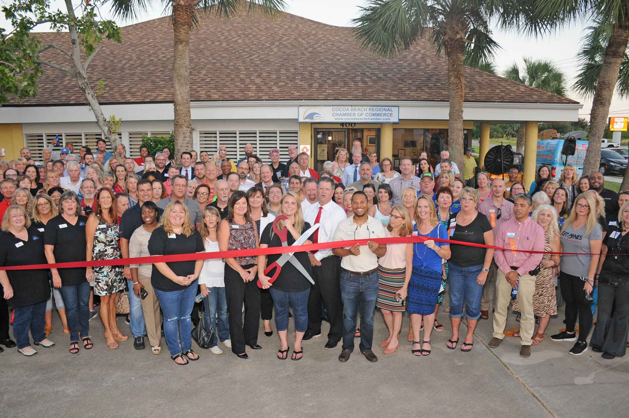 Cocoa Beach Chamber Opening Ribbon Cutting with Rolle IT